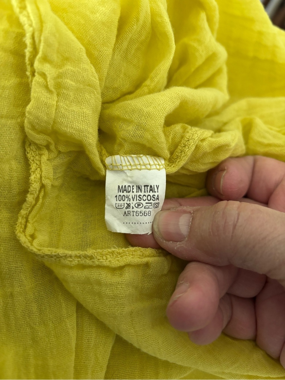 New Collection Viscose Yellow Ruffled Tank Maxi Dress - Picture 13 of 13